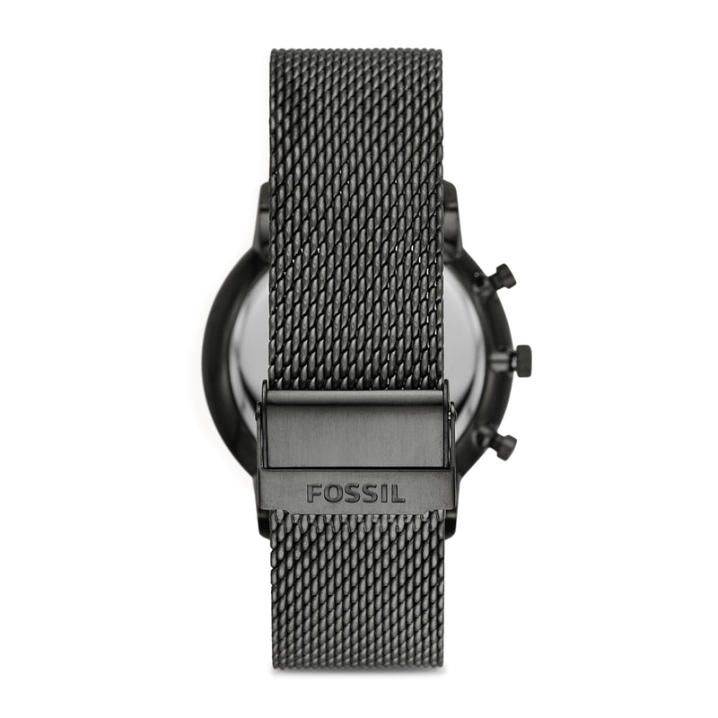 Fossil Neutra Chronograph Smoke Stainless Steel Mesh Watch FS5699