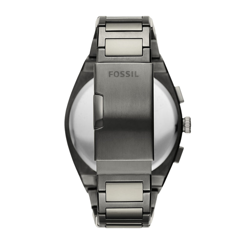 Fossil Everett Chronograph Smoke Stainless Steel Watch FS5830
