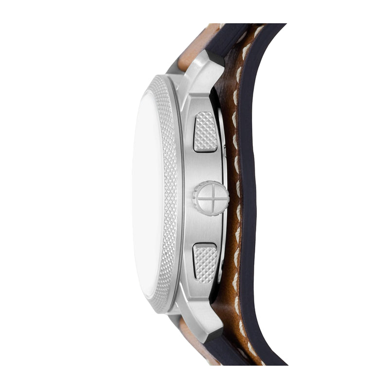 Fossil Machine Chronograph Tan Eco Leather Watch FS5922
