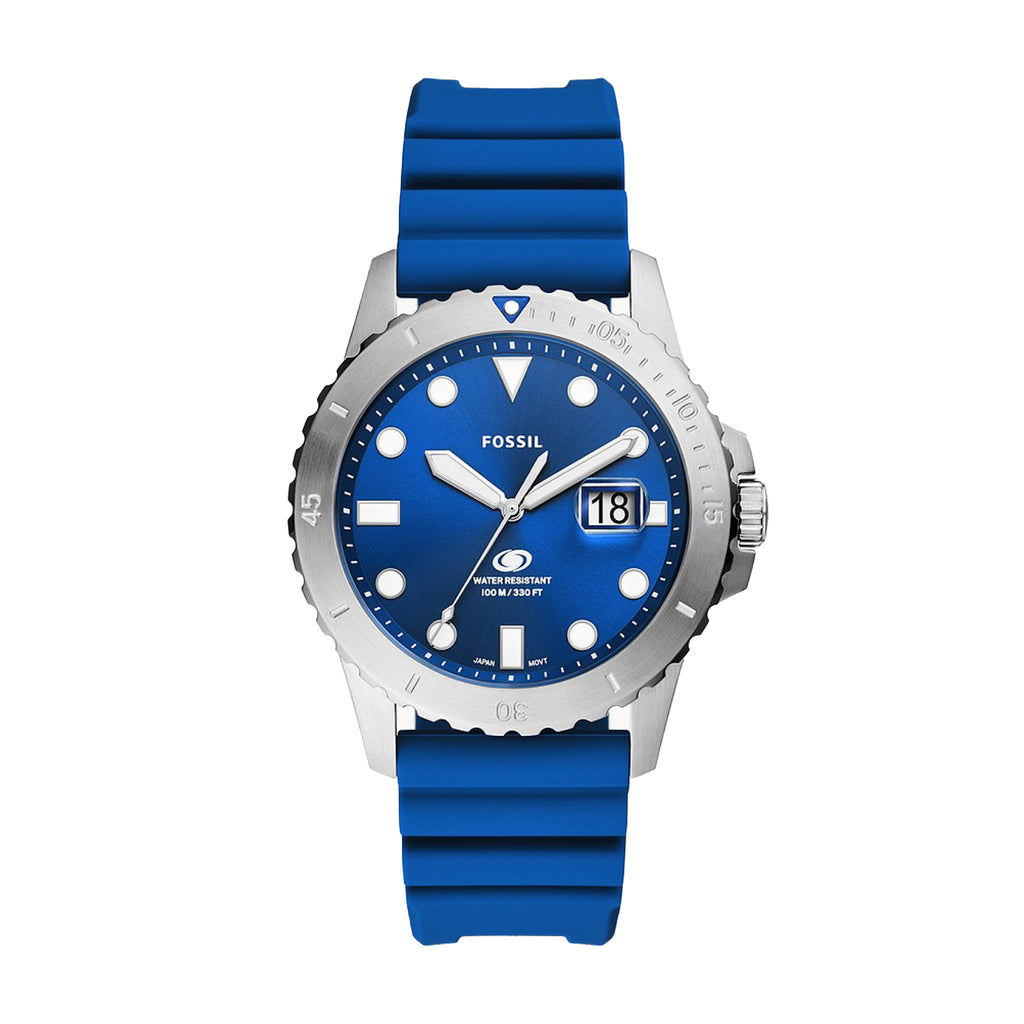 Fossil men's silicone clearance watch