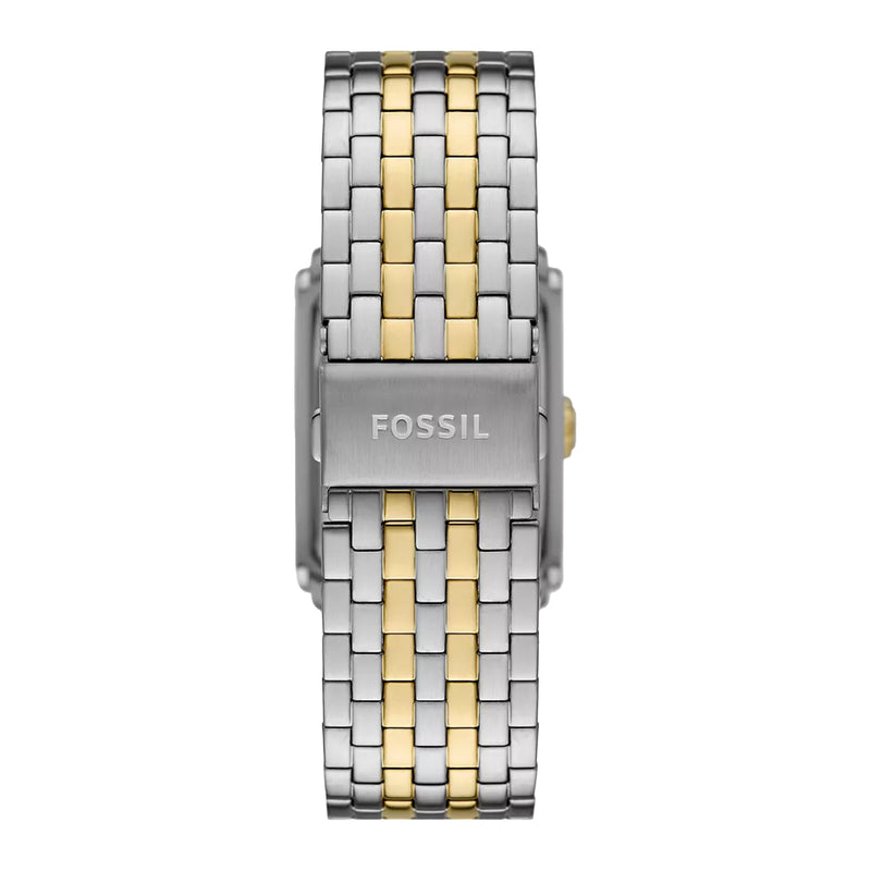 Fossil Men Carraway Three-Hand Two-Tone Stainless Steel Watch FS6010