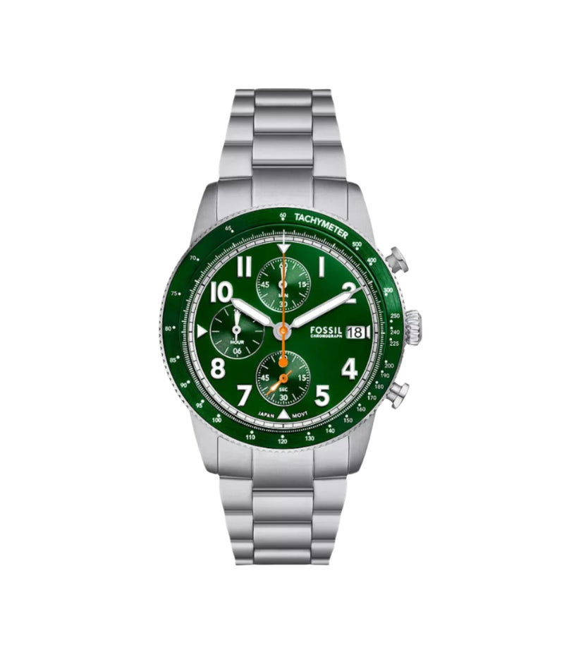 Fossil Men Sport Tourer Chronograph Stainless Steel Watch FS6048