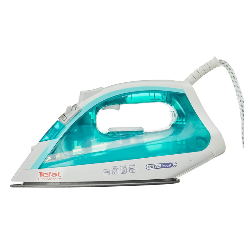 Tefal Ecomaster Steam Iron 200.0 ml 1800.0 W FV1721 Blue And White