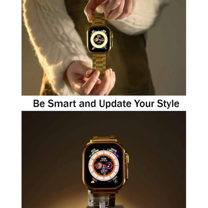 Ezerio New G9 Ultra Pro Gold Smart Watch Ultra Series 8 Watch Smartwatch  Price in India - Buy Ezerio New G9 Ultra Pro Gold Smart Watch Ultra Series  8 Watch Smartwatch online