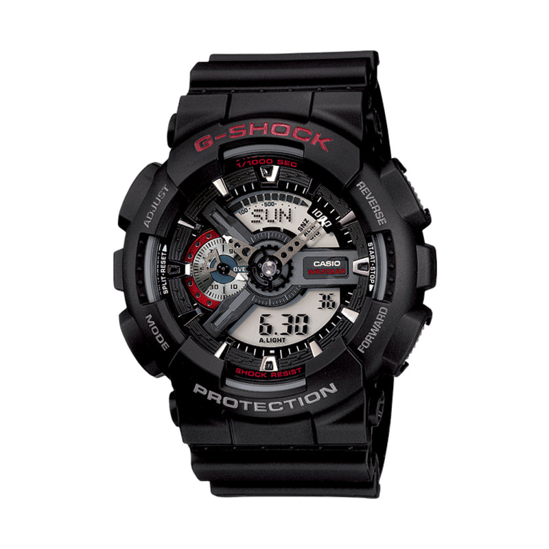 G-Shock Men's Analog-Digital Black Dial Watch - GA-110-1ADR