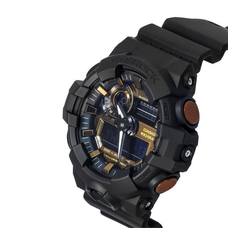 Casio G-Shock Men's Analog Digital Quartz Black Resin Watch GA-700RC-1ADR