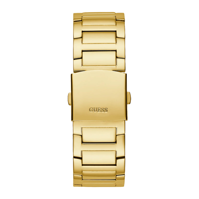 Guess Men’s Gold Tone Case Gold Tone Stainless Steel Watch GW0497G2