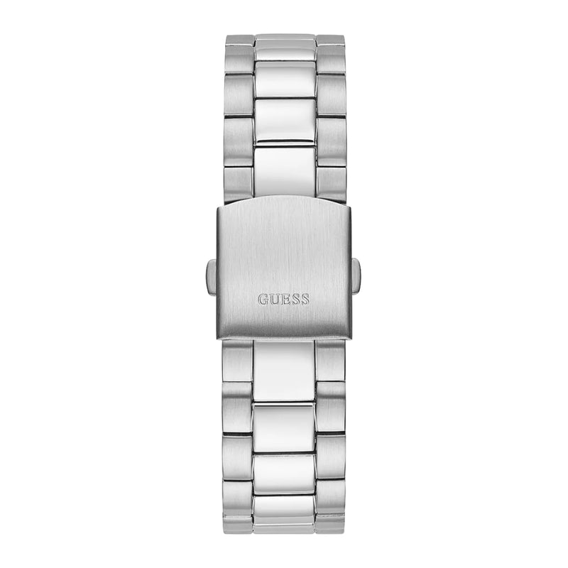 Guess Men's Silver Tone Case Silver Tone Stainless Steel Watch GW0542G1