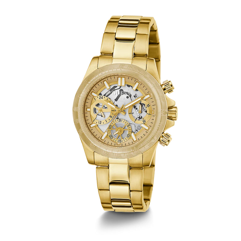 Guess Women’s Two Tone Case Gold Tone Stainless Steel Watch GW0557L1