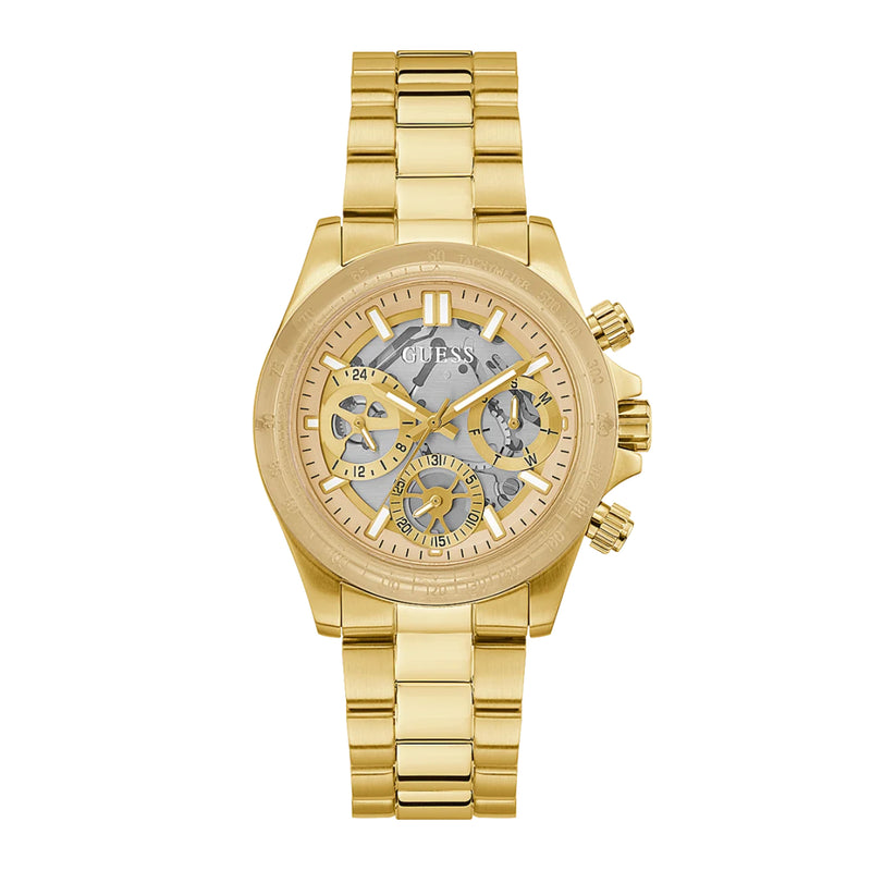 Guess Women’s Two Tone Case Gold Tone Stainless Steel Watch GW0557L1