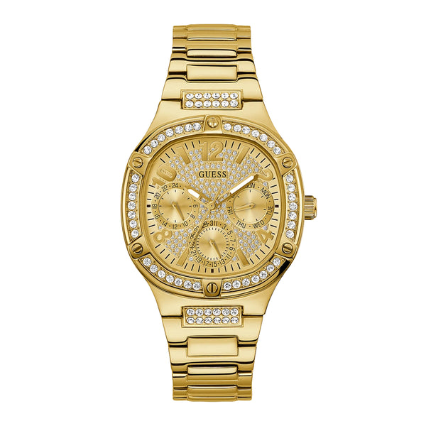 Guess Women’s Gold Tone Case Gold Tone Stainless Steel Watch GW0558L2