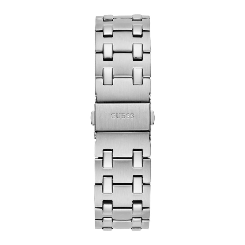 Guess Men’s Silver Case Silver Tone Stainless Steel Watch GW0575G1