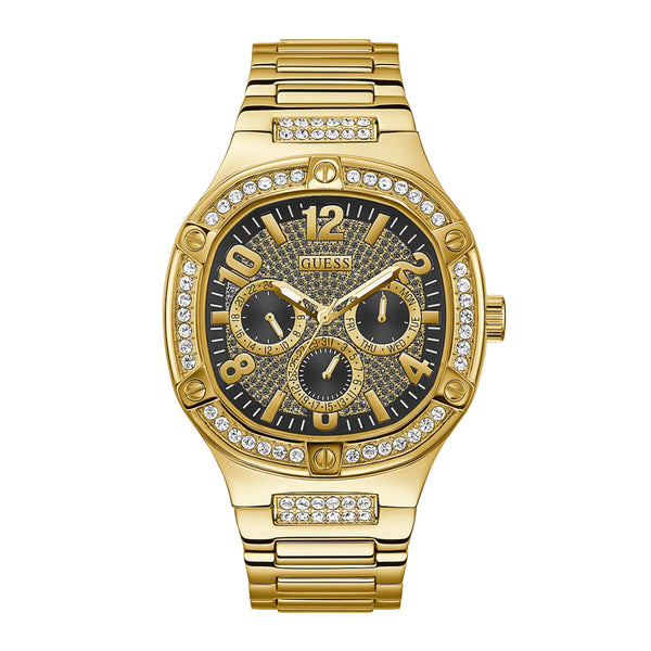 Guess Men’s Gold Tone Case Gold Tone Stainless Steel Watch GW0576G2