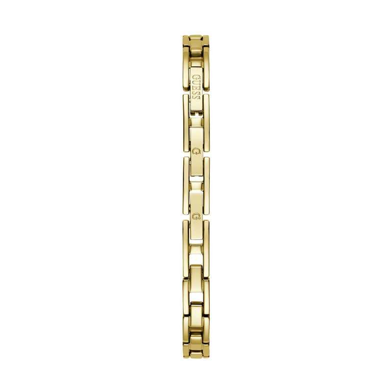 Guess Women Gold Audrey Glitz Hexagonal Link Watch GW0680L2