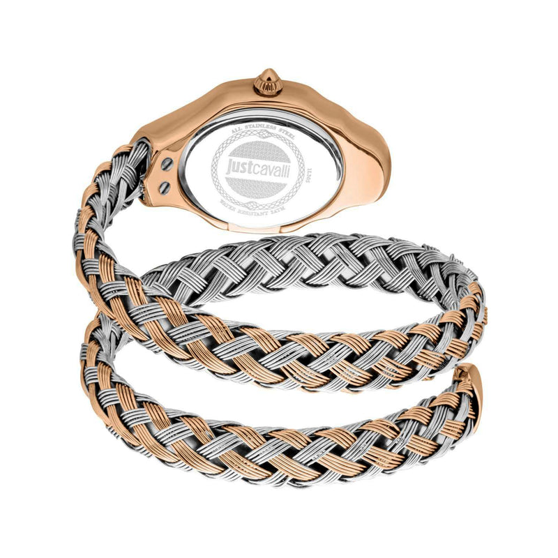 Just Cavalli Women's Oval Shape Stainless Steel Wrist Watch JC1L305M0065