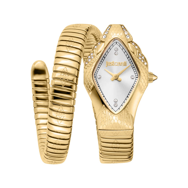 Just Cavalli Women's Oval Shape Stainless Steel Wrist Watch JC1L306M0035