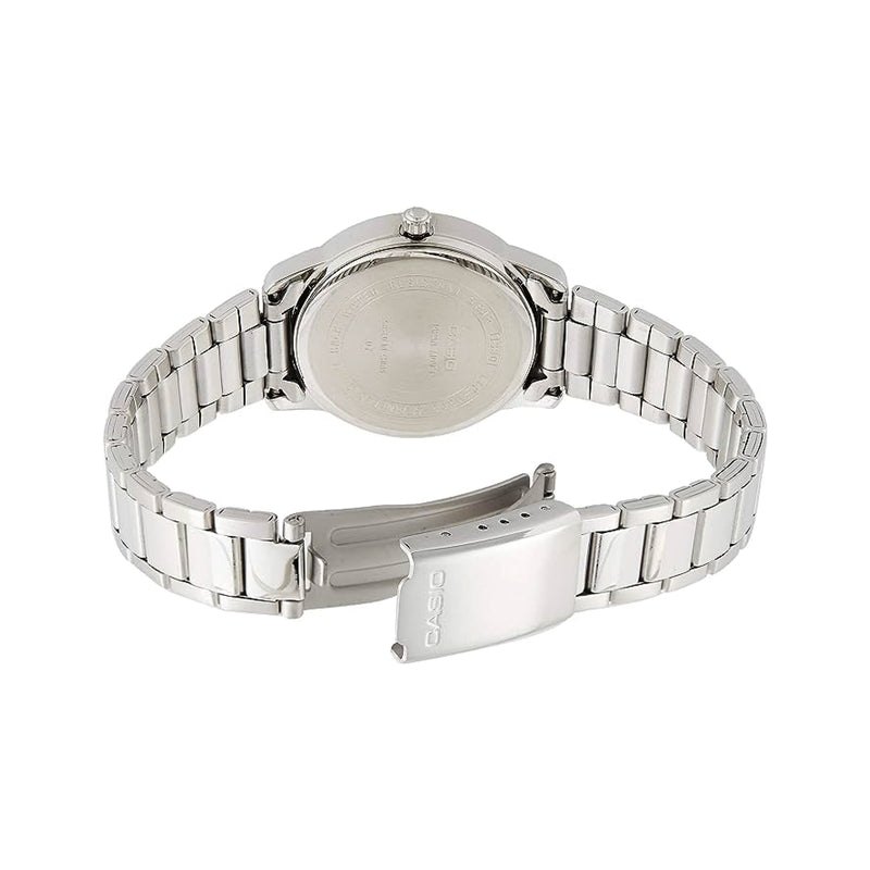 Casio Women's Analog Quartz Silver Stainless Steel Watch LTP-1303D-1AVDF