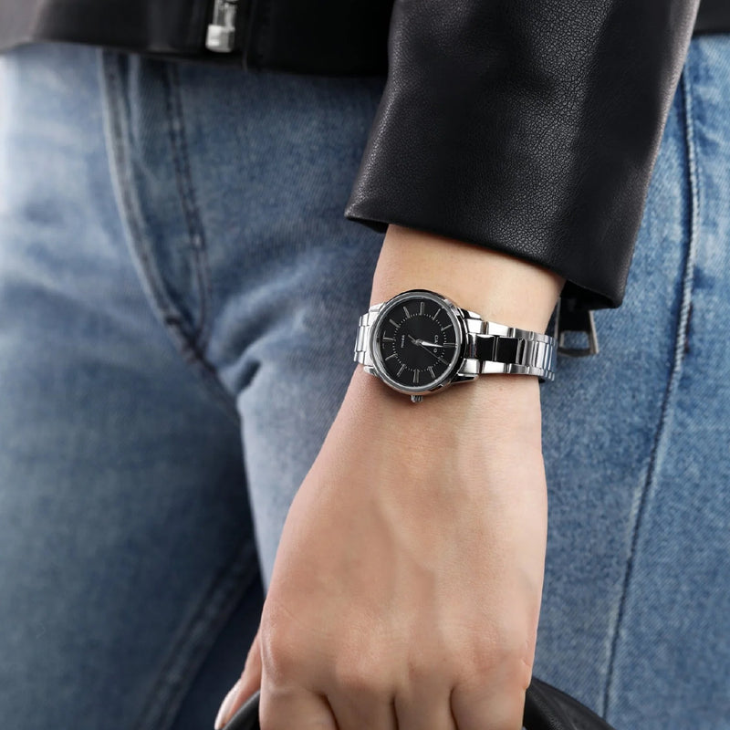 Casio Women's Analog Quartz Silver Stainless Steel Watch LTP-1303D-1AVDF