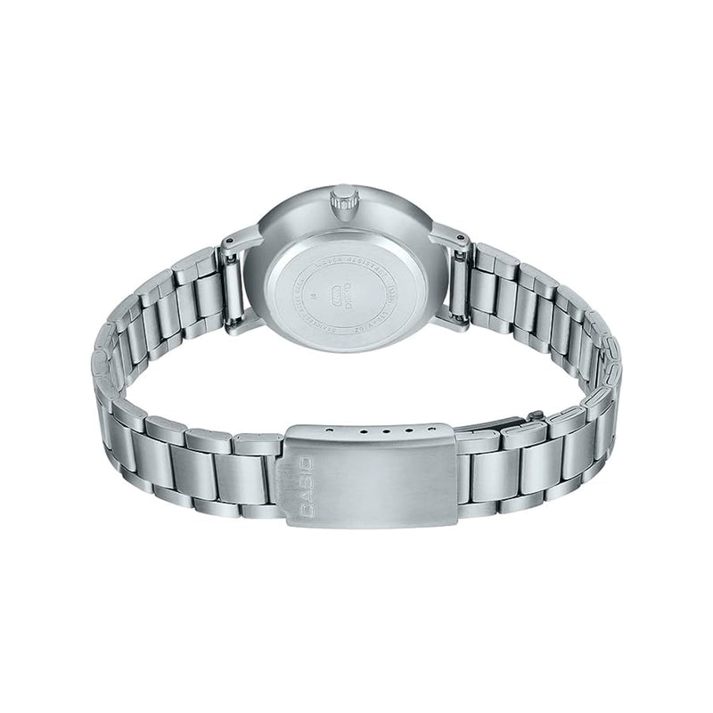 Casio Women’s Analog Silver Stainless Steel Watch - LTP-VT02D-1AUDF