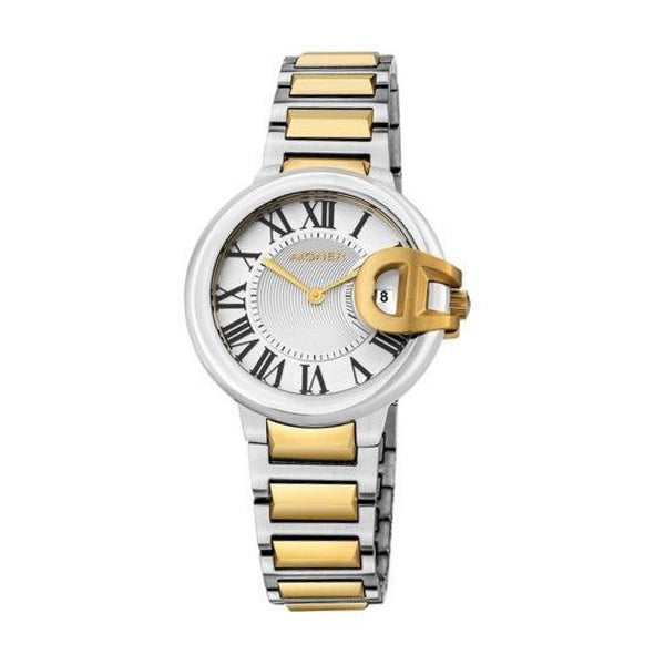 Aigner Salerno Women Two tone Stainless Steel Band Watch M A152203