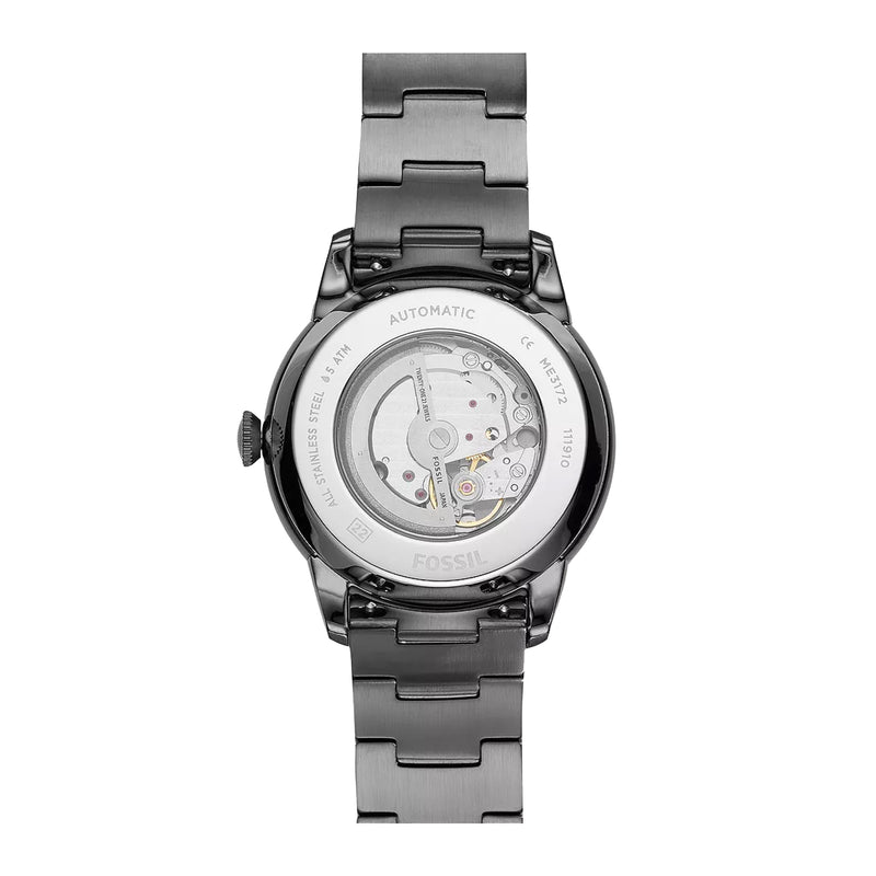 Fossil Men's Townsman Automatic Smoke Stainless Steel Watch ME3172