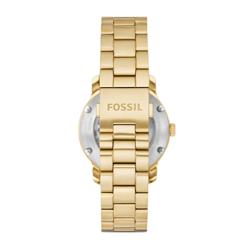 Fossil Women Heritage Automatic Gold-Tone Stainless Steel Watch ME3235
