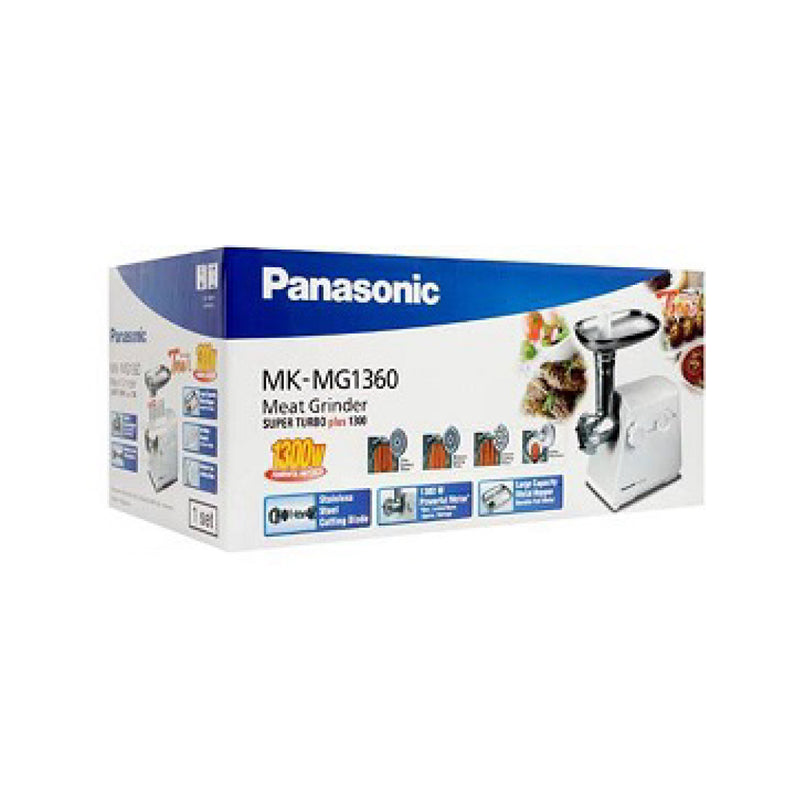 Panasonic Meat Grinder 1300.0 W MK-MG1360 White/Silver