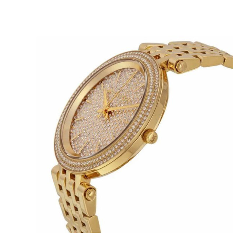 Michael Kors Women’s Quartz Stainless Steel Gold Dial  Watch - MK3438