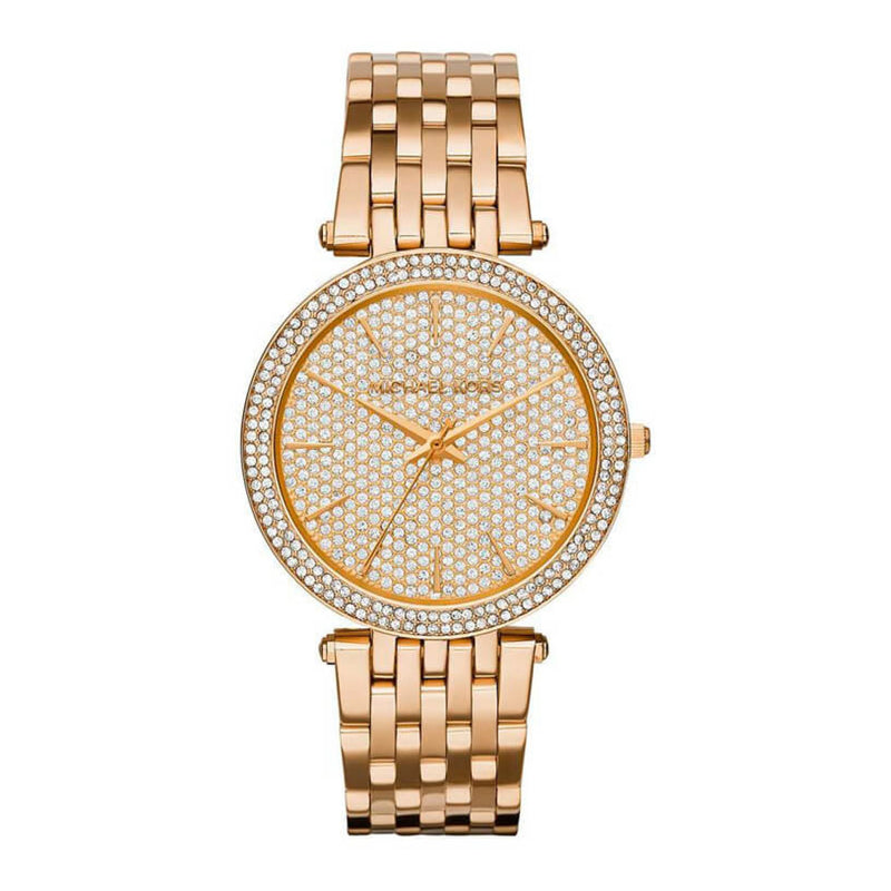 Michael Kors Women’s Quartz Stainless Steel Gold Dial  Watch - MK3438
