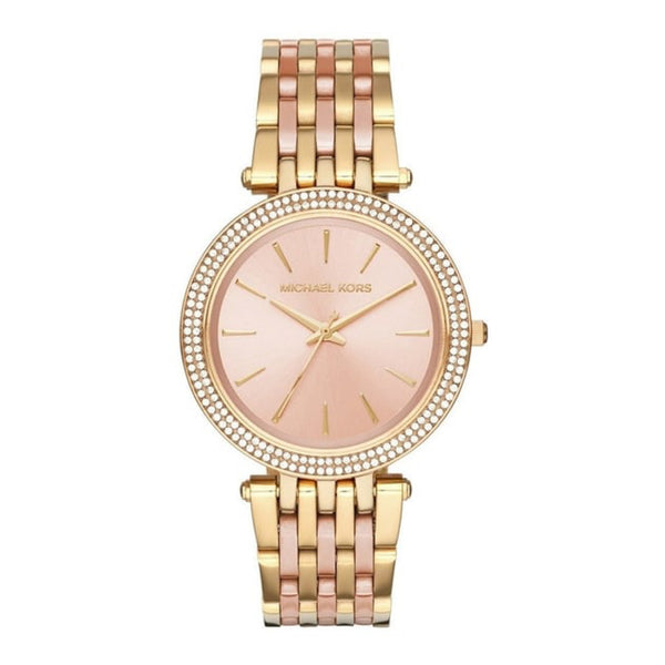 Michael Kors Women's Darci Stainless Steel Pink Dial Watch MK3507