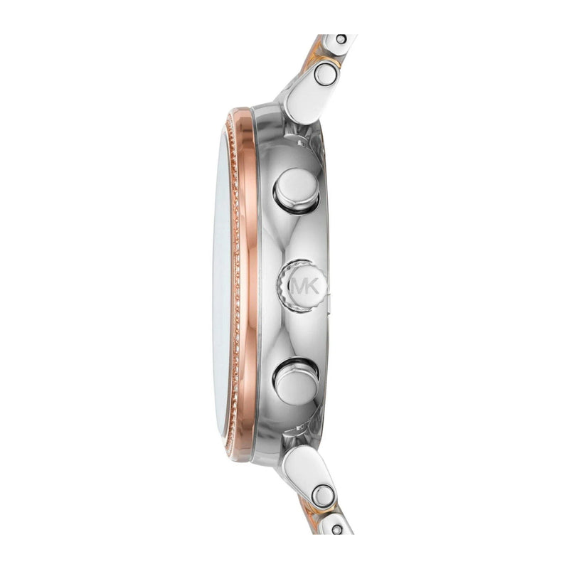 Michael Kors Women's Stainless Steel Analog White Dial Watch MK6688