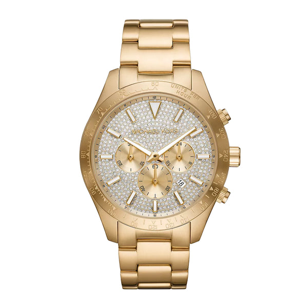 Michael Kors Men's Layton Chronograph Gold-Tone Stainless Steel Watch MK8873