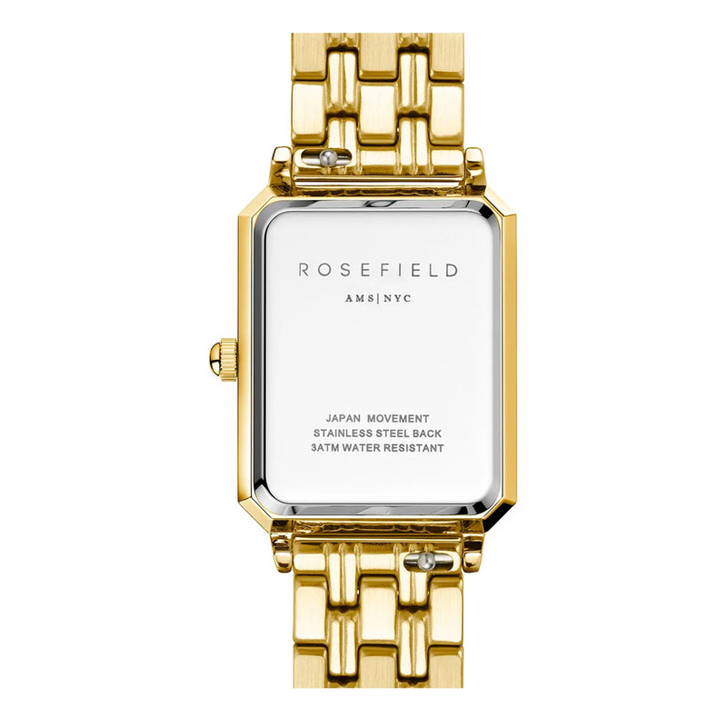 Rosefield Women's Octagon XS Emerald Gold Stainless Steel Watch OEGSG-O79