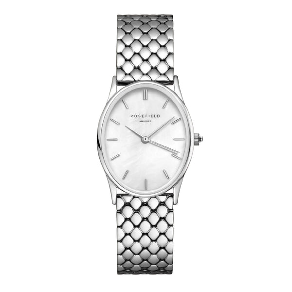 Rosefield The Oval Pearl Stainless Steel Bracelet OWGSS-OV03