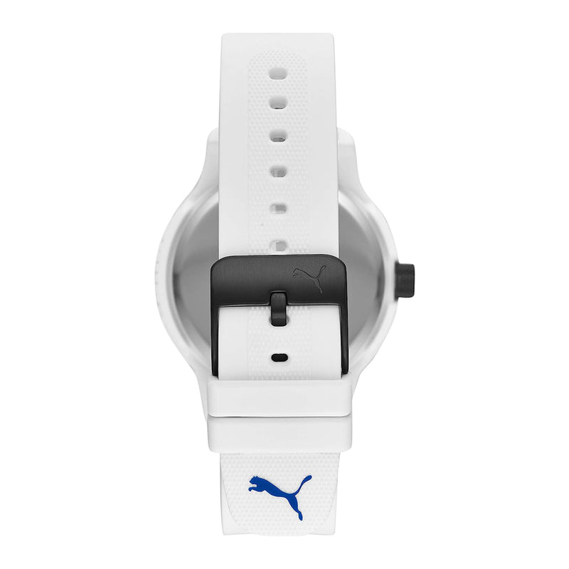 Puma Reset V1 Analog Quartz Watch for Men With White Silicone Band- 3