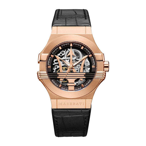 Maserati Men's Potenza Analog Display Automatic Black Watch R8821108039
