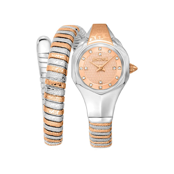 Just Cavalli Women's Amalfi Two Tones Rose Gold Stainless Steel Watch JC1L270M0065