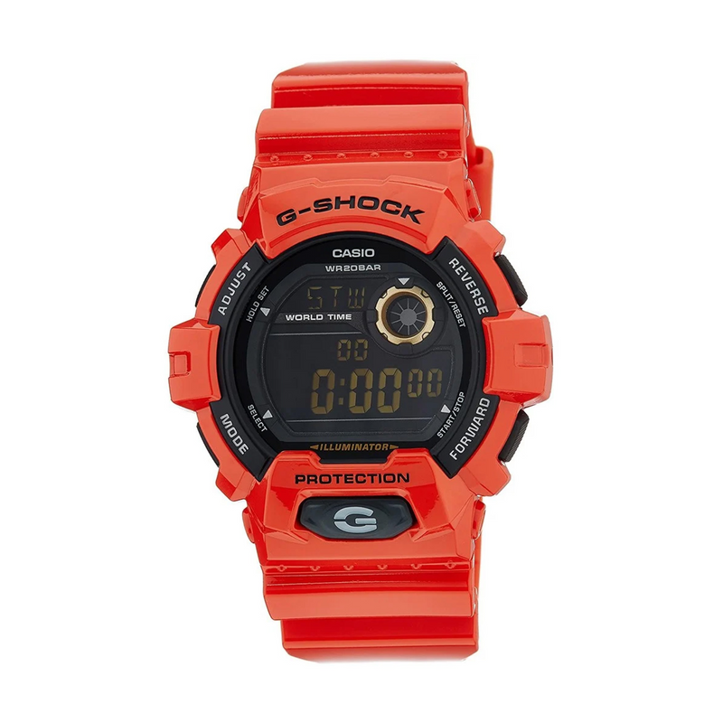 Casio G-Shock Men's Digital Dial Silicone Band Watch G-8900A-4DR