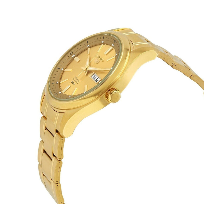 Seiko 5 gold discount dial