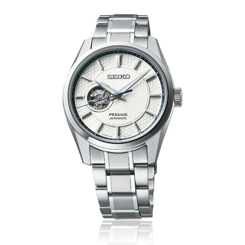 Seiko Men's Presage Sharp Edged Series Automatic Stainless Steel Watch SPB309J1