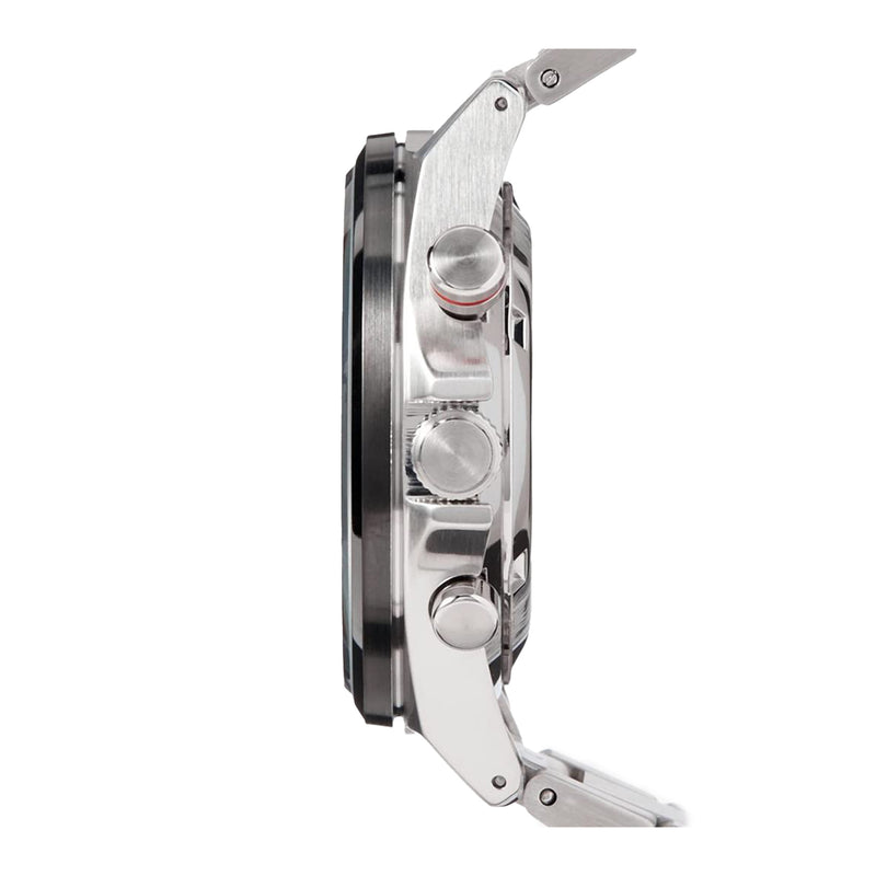Seiko Men's Conceptual Silver Stainless Steel Quartz Watch SSB407P1