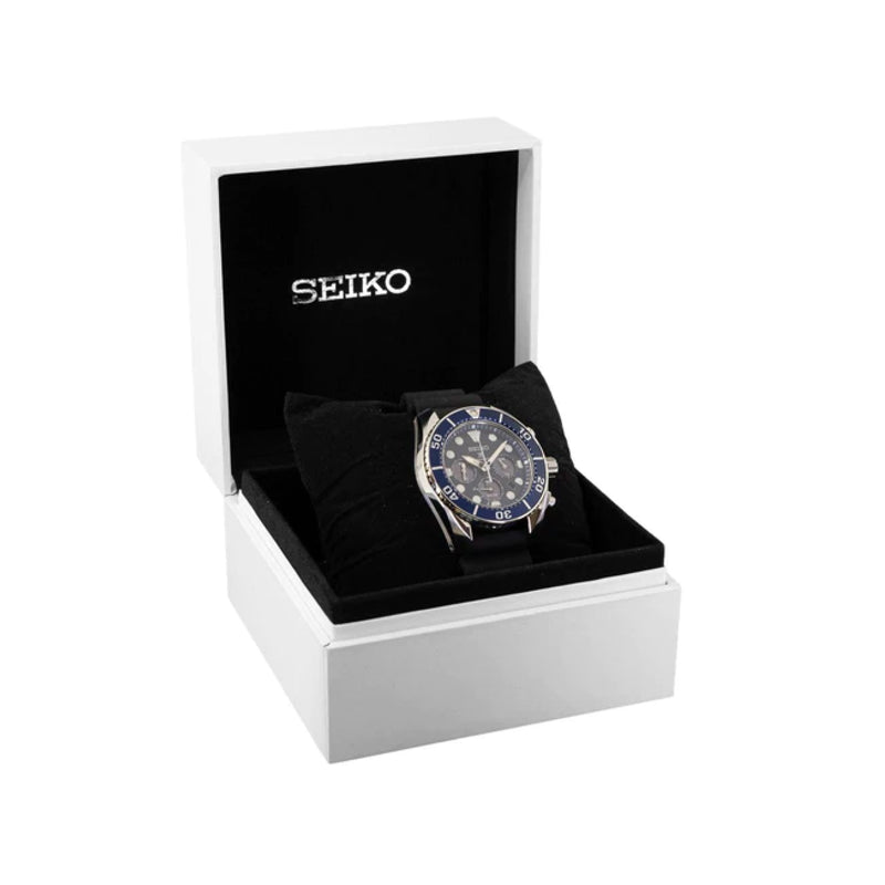 Seiko Men's Prospex Chronograph Japanese Quartz Watch with Silicone Strap SSC759J1