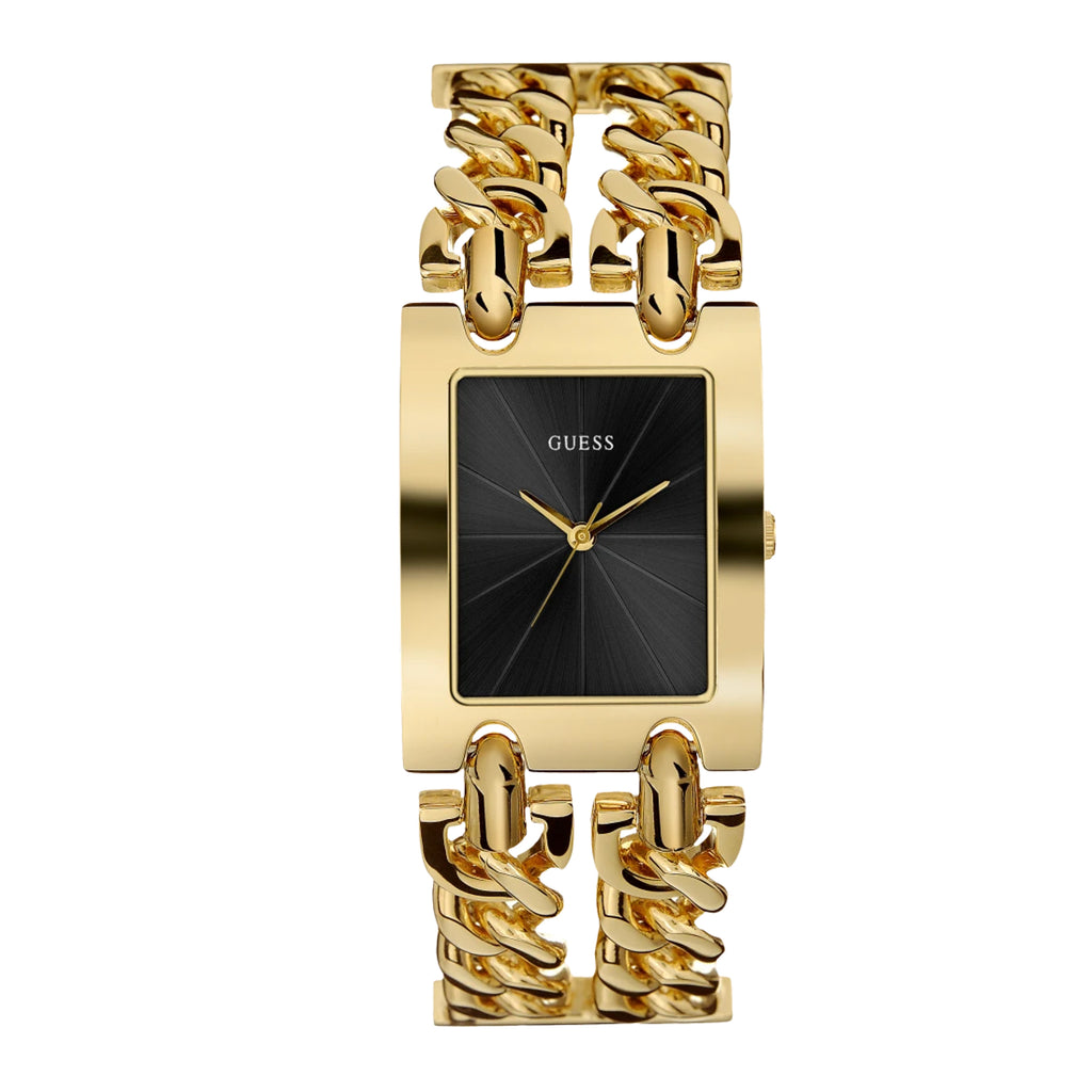 Guess gold clearance chain watch