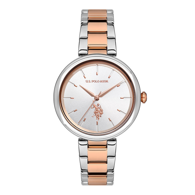 Us polo assn watch clearance rose gold