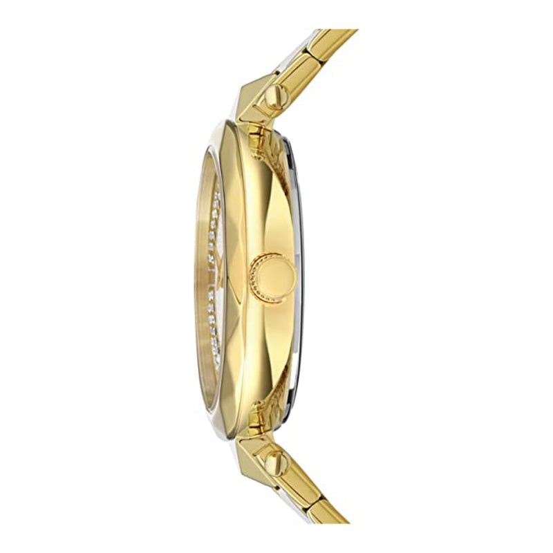 Versus VSPCD1F21 Versace Womens IP Yellow Gold 36mm Covent Garden Bracelet Watch
