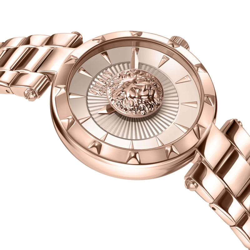 Versus Versace Women's Sertie Rose Gold 36mm Bracelet Fashion Watch VSPQ15521