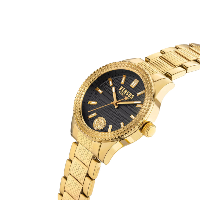 Versus Versace Women's Analog Quartz Gold Stainless Steel Watch - WVSPOJ2421