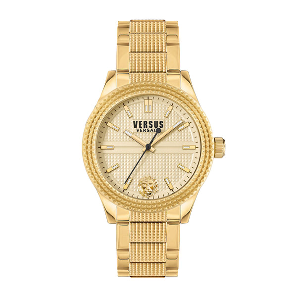 Versus Versace Women's Analog Quartz Gold Stainless Steel Watch - WVSPOJ2621