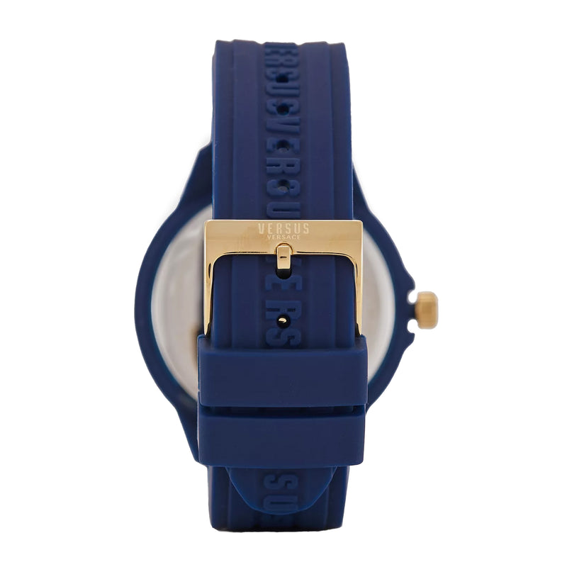 Versus Versace Unisex Analog Quartz Blue Silicone Watch - WVSPOY5721