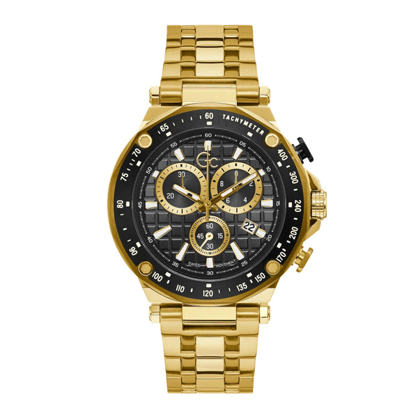 GC Men’s Spirit Sport Chrono Metal Yellow Gold Watch Y81001G2MF